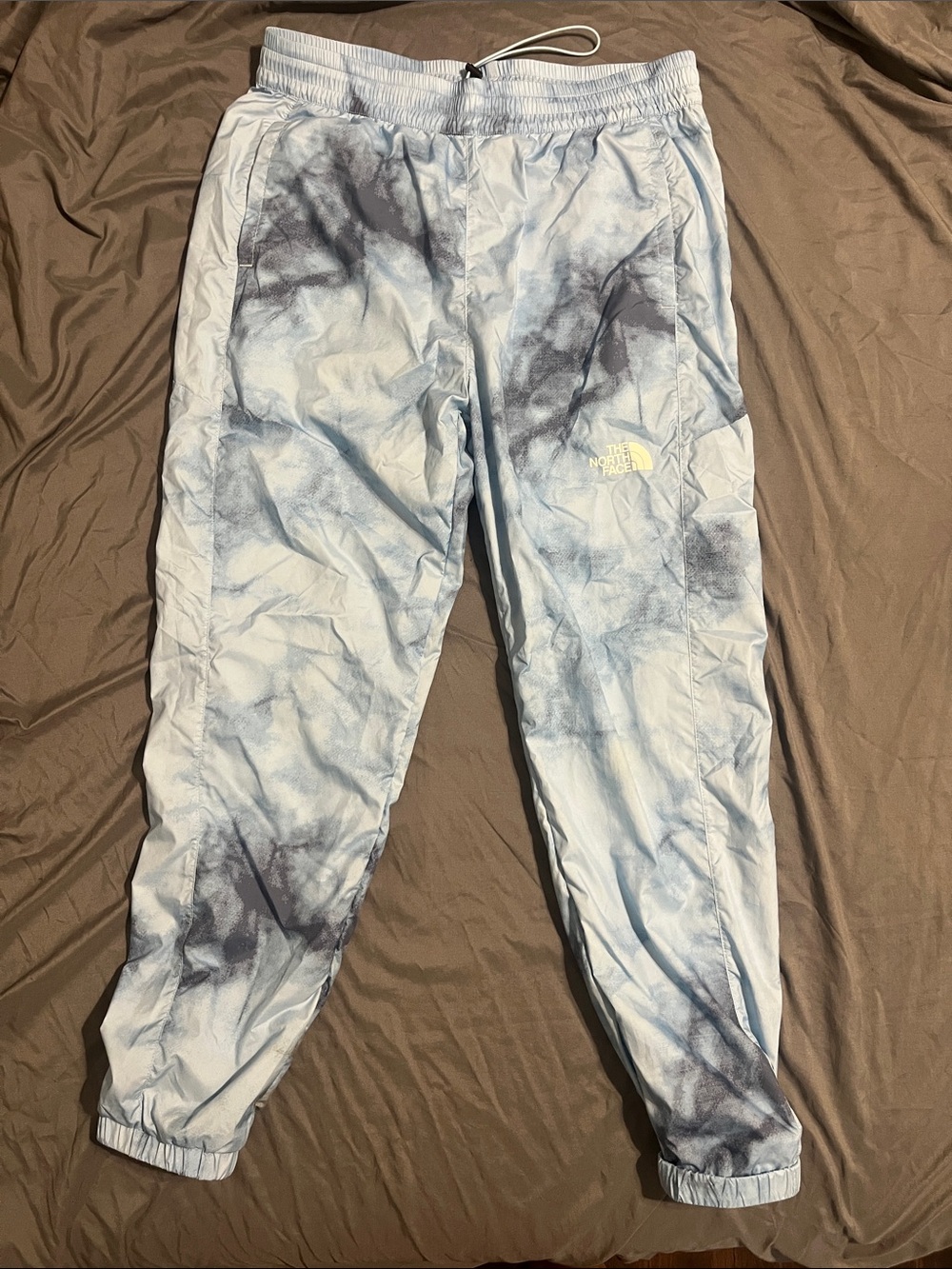 The North Face Light Blue Tie-Dye Windwall Hydrenaline Pants